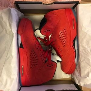 New red suede 5s